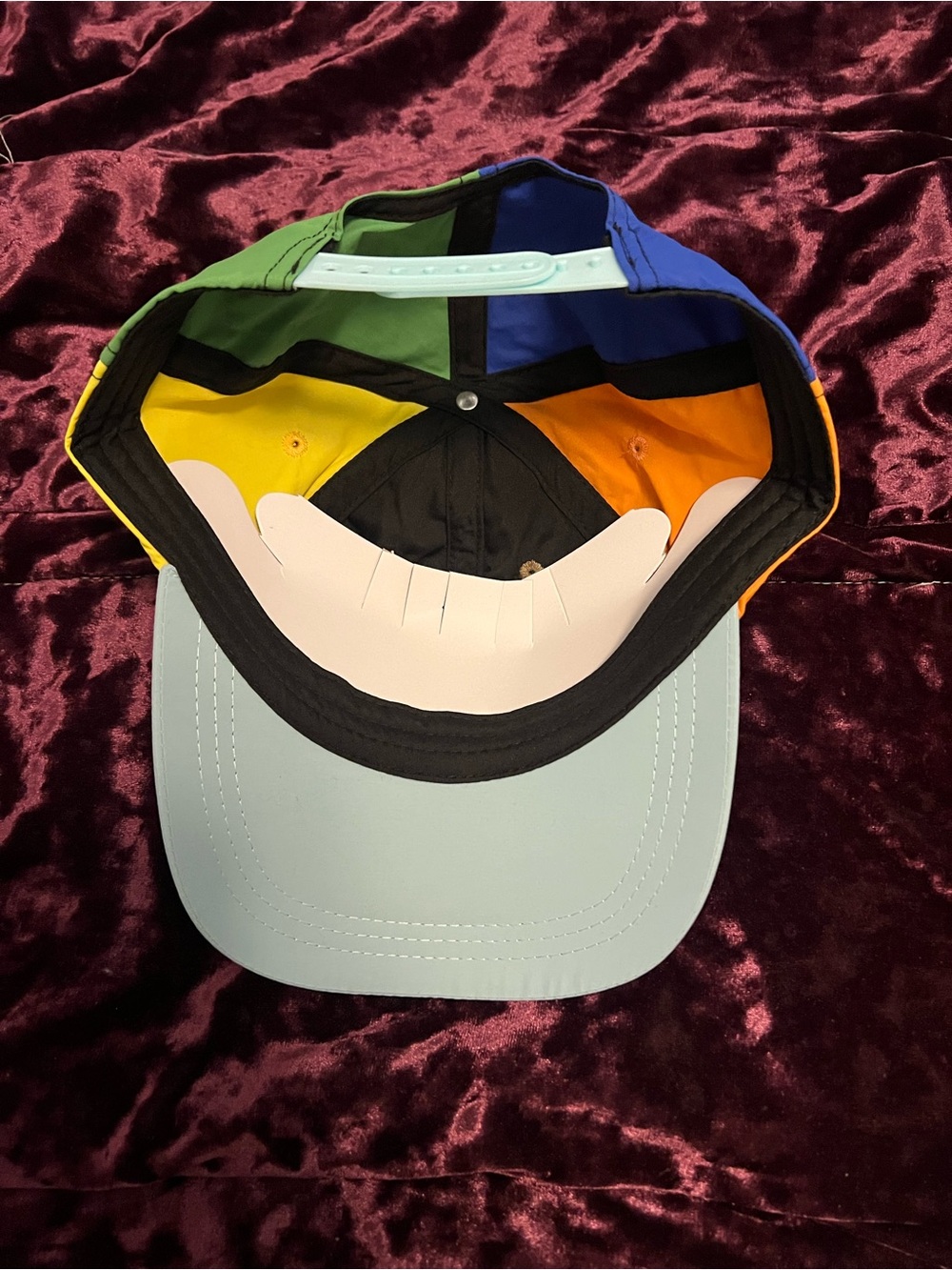 Round Two Colorblock Baseball Cap - Multicolor Unisex OS - Picture 2 of 4